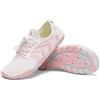 SAGUARO Scarpe da bagno da donna e uomo, ad asciugatura rapida, leggere, in neoprene, da surf, antiscivolo, per sport acquatici, 35-48 EU, rosa/bianco, 39 EU