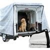 ANEELV Rete parasole per auto e animali domestici, rete di protezione dal calore in foglio di alluminio, rete parasole per VW T4/T5/T6, Vito, Ford Transit Custom, Renault Trafic, Peugeot Expert, (4 x 6 m)