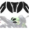 PSLER Protezioni per serbatoio ZX6R - Protezione angolare per serbatoio carburante per moto ZX-6R 636 2009-2025