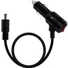 YINGAYOU Cavo di Alimentazione per Accendisigari 14AWG 20A 12V 24V DC Cavo Accendisigari con LED e Copertura Impermeabile Adatto per Auto, Moto, Barche (1 m)