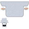 Mikiuly Parasole Auto per Parabrezza, Copertura Parabrezza Auto, Copri Parabrezza Auto, Inverno Telo Parabrezza Antigelo, Antighiaccio, Pioggia, Polvere, UV, Adatto la Maggior Parte dei Veicoli, 1pc