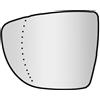 TUTTO PER QUATTRO Vetro Specchietto Retrovisore Per Renault Clio Iv 2012-2019, Captur 2013-2020, Termico, TUTTO PER QUATTRO (Sinistro)