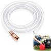 panemy Pompa Sifone 1.8 m Tubo Travaso Trasparente con Valvola in Ottone