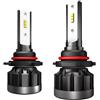 RH-HPC Fari 600.0K LED H1 H4 H7 H11 9005 9006 CSP Bulbs del Faro dell'automobile del Chip 7 2W 12000LM.Car Styling 9005 9006 LED Automotor Light Light (Emitting Color : 9005)