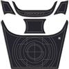 Paraserbatoio.it PARASERBATOIO RESINATO ADESIVO EFFETTO 3D, PER MOTO COMPATIBILE CON BMW R1200RT 05 06 07 08 09 10 11 12 13 nero