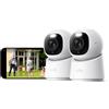 eufy Security Indoor Cam E30 2 pack telecamera Wi Fi interno 4K UHD Rotazione