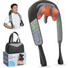 COMFIER Shiatsu, massaggiatore per collo con calore, senza fili, 4D, per alleviare collo, spalle e schiena, regalo per uomini e donne