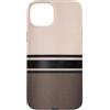 The Print Edit Custodia per iPhone 15 Plus Calze velate nere a righe orizzontali lingerie gotica