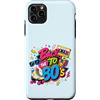 Funny Eighties 80s Costume Party Back to Custodia per iPhone 11 Pro Max Back to 80s Nostalgia Roller Skate Boombox Cassette Tape anni '80