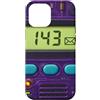 Random Galaxy Custodia per iPhone 12 Pro Max 143 Love Retro Cercapersone Codice anni '90 Y2K Nostalgia