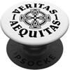 The League of Six Collection Verità e giustizia Celtica Triquetra Croce PopSockets PopGrip Adesivo