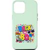Funny Eighties 80s Costume Party Back to Custodia per iPhone 12 Pro Max Cassette Boombox Roller Skate Cube, stile retrò, stile vintage, anni '80