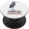 The Inside Joke Co. Grande airone blu in piedi qui a giudicare PopSockets PopGrip Adesivo
