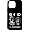 Funny Bernedoodle And Book Design Custodia per iPhone 13 Pro Max Libri E Bernedoodles Divertente Bernedoodle