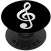 MUSICAL SYMBOLS AND NOTES APPAREL SIMBOLO CHIAVE DI VIOLINO G-CLEF MUSICAL NOTE MUSICALI PopSockets PopGrip Adesivo