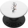 CRAZEELEBAH JAPAN INC GIAPPONE KATANA SPADA SAKURA STREETWEAR GRAFICA PopSockets PopGrip Adesivo