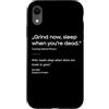 Ranking and Grind Online Games Esports M Custodia per iPhone XR Definizione di gioco Gamer XP Grinding Console Giochi per PC