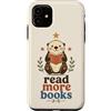 Read More Books Custodia per iPhone 11 Cute Otter Reading Book Lover Leggi di più Libri