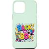 Funny Eighties 80s Costume Party Back to Custodia per iPhone 12 Pro Max Back to 80s Nostalgia Roller Skate Boombox Cassette Anni Ottanta