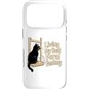 Cat Owner Funny Humor Lover Custodia per iPhone 17 Pro Living My Best Feral Fantasy, amante dei gatti