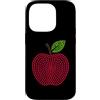 Cute Red Apple Polka Dot Designs Custodia per iPhone 14 Pro Insegnante di scuola Polka Dot Apple