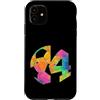 COOL SOCCER DESIGNS AND OUTFITS Custodia per iPhone 11 NUMERO 4 ANNI CALCIO 4° COMPLEANNO