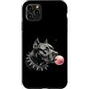 Vintage Pitbull Bubblegum Aesthetic Styl Custodia per iPhone 11 Pro Max Gomma da masticare rosa Pitbull, simpatica grafica Pitbull Dog Lover, da donna