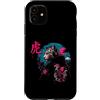 Cyberpunk Visual Kei J-Rock Ramen Japan Custodia per iPhone 11 Anime Japan Samurai Tattoo K-Pop Y2K Manga Geisha Kawaii