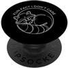 Fun Fact I Don't Care Meme Divertente detto sarcastico fatto divertente che non mi interessa PopSockets PopGrip Adesivo