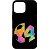 COOL SOCCER DESIGNS AND OUTFITS Custodia per iPhone 16 Pro Max NUMERO 4 ANNI CALCIO 4° COMPLEANNO