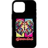 Cosmic Zodiac Co. Custodia per iPhone 16 Pro Max Colorful Vaporwave Gemelli zodiacali Gemelli Astrologia colorata