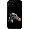 Vintage Greyhound Bubblegum Aesthetic St Custodia per iPhone 11 Gomma da masticare rosa Greyhound, simpatica grafica per amanti dei cani