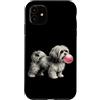 Vintage Shih Tzu Bubblegum Aesthetic Sty Custodia per iPhone 11 Gomma da masticare rosa Shih Tzu, simpatica grafica per amanti dei cani