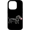 Vintage Dachshund Bubblegum Aesthetic St Custodia per iPhone 14 Pro Bassotto rosa Bubble Gum carino cane amante grafica donne