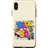 Funny Eighties 80s Costume Party Back to Custodia per iPhone XS Max Back to 80s Nostalgia Roller Skate Boombox Cassette Tape anni '80