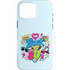 Funny Eighties 80s Costume Party Back to Custodia per iPhone 16 Pro Max Cassette Boombox Roller Skate Cube, stile retrò, stile vintage, anni '80
