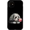 Vintage Havanese Bubblegum Aesthetic Sty Custodia per iPhone 11 Gomma da masticare rosa havanese, simpatica grafica per amanti dei cani