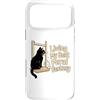 Cat Owner Funny Humor Lover Custodia per iPhone 17 Pro Max Living My Best Feral Fantasy, amante dei gatti