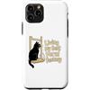 Cat Owner Funny Humor Lover Custodia per iPhone 11 Pro Living My Best Feral Fantasy, amante dei gatti