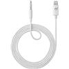 cellularline AUXMusic - Cavo Lightning, Cavo AUX per autoradio con Certificazione Apple, Colore: Bianco