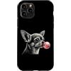 Vintage Chihuahua Bubblegum Aesthetic St Custodia per iPhone 11 Pro Gomma da masticare rosa Chihuahua, simpatica grafica per amanti dei cani