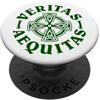 The League of Six Collection Verità e giustizia Celtica Triquetra Croce PopSockets PopGrip Adesivo