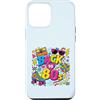 Funny Eighties 80s Costume Party Back to Custodia per iPhone 12 Pro Max Back to 80s Nostalgia Roller Skate Boombox Cassette Tape anni '80
