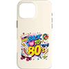 Funny Eighties 80s Costume Party Back to Custodia per iPhone 16 Pro Max Pattino a rotelle Boombox retrò vintage anni '80