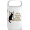 Cat Owner Funny Humor Lover Custodia per iPhone Air Living My Best Feral Fantasy, amante dei gatti