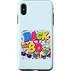 Funny Eighties 80s Costume Party Back to Custodia per iPhone XS Max Back to 80s Nostalgia Roller Skate Boombox Cassette Tape anni '80