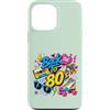 Funny Eighties 80s Costume Party Back to Custodia per iPhone 13 Pro Max Back to 80s Nostalgia Roller Skate Boombox Cassette Anni Ottanta