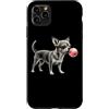 Vintage Chihuahua Bubblegum Aesthetic St Custodia per iPhone 11 Pro Max Gomma da masticare rosa Chihuahua, simpatica grafica per amanti dei cani