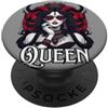 Bold Urban Edge, Streetwear Tee Medusa femminile, Mitologia greca, Moda donna, Forza PopSockets PopGrip Adesivo
