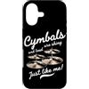 Cymbals Gift / Drummer Gifts for Men and Custodia per iPhone 17 Piatti Batterista Piatti per batteria
